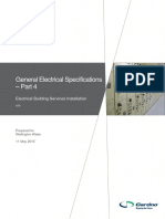 476-E-013 General Electrical Specification - Part 4 - Building Services Installation