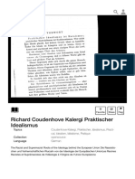 Richard Coudenhove Kalergi Praktischer Idealismus - Free Download, Borrow, and Streaming - Internet Archive