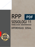 RPP Diferensiasi Sosiologi