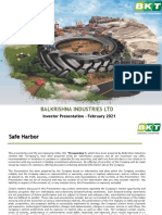 BKT - Investor Presentation - February 2021 PDF
