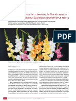 Effets Du Nacl Sur La Croissance, La Floraison Et La Bulbaison Du Glaïeul (Gladiolus Grandiflorus Hort.)