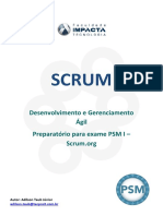 Scrum: Desenvolvimento e Gerenciamento Ágil Preparatório para Exame PSM I