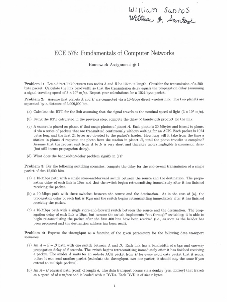 HW1 Will PDF | PDF