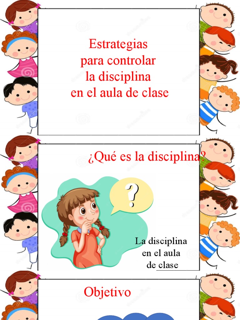 Estrategias para Controlar La Disciplina en El Aula de Clase | PDF