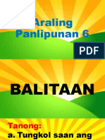 Araling Panlipunan 6