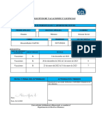 Formato Solicitud Vacaciones 2022 - 2023 PDF