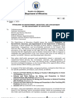 DO - s2023 - 007 Guidelines in Recruitment Selection and Appontment PDF