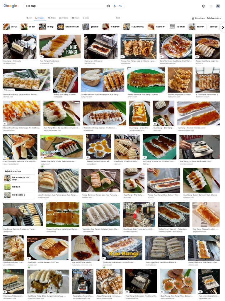 Perbedaan Kue Rangi dan Kue Pancong | PDF