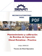 Mantenimiento y Calibración de Bombas de Inyección Diesel Rotativas - Práctica PDF