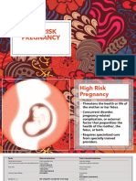 HIGH RISK PREGNANCY FACTORS AND COMPLICATIONS