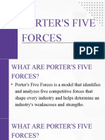 Poster's Five Forces