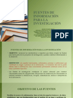 Fuentes de Investigación