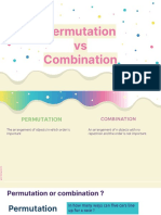 Permutation vs. Combination