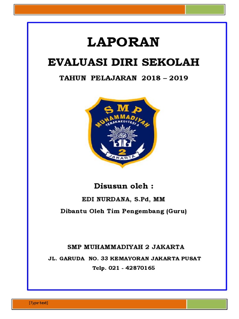 Cover Eds SMP Muhammadiyah 2 Jakarta | PDF