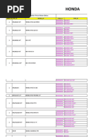 Honda Motor Production Codes Guide | PDF | Car | Luxury Motor Vehicle ...