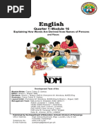 Toaz - Info English9 q1 Mod16 Explain How Words Are Derived From Names of Persons and Places PR