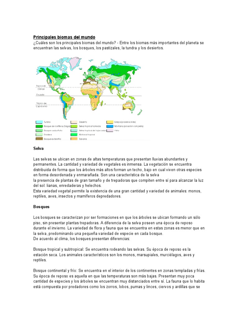 Guía de Biomas del Mundo | PDF | Contaminación | La contaminación del agua