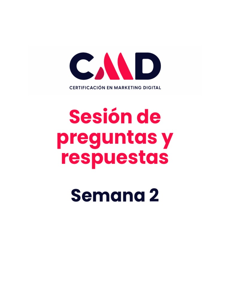 Semana 2 - Resumen Semanal PDF | PDF | Marketing | Blog