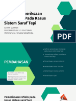 Prinsip Pemeriksaan Fisioterapi Pada Kasus Sistem Saraf Tepi