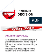Pricing Decision 1