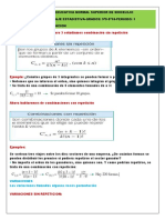 Guia # 4 de Estadistica Combinacion y Variacion - Primer Periodo-2023