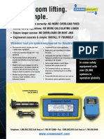 Accurate load readings for knuckleboom cranes