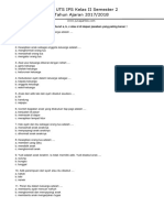Soal UTS IPS Kelas 2 Semester 2 PDF
