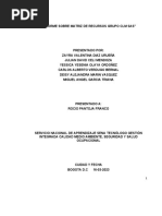INFORME MATRIZ DE RECURSOSs