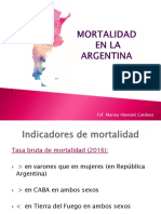 Mortalidad en Argentina y ECNT 2019