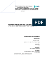 Requisitos Legales Que Debe Contener El Acta de Aprehension de Personas Dispuestos en El Copp