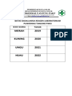 Batas Kadaluarsa Reagen Lab