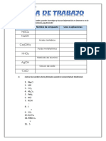 Guía de Trabajo Química PDF