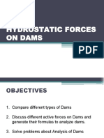 Hydrostatic Forces On Dams