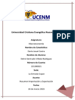 UCNM Macroeconomía Resumen Importación Exportación