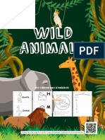 Wild Animals: Over 4 Different Types of Worksheets!