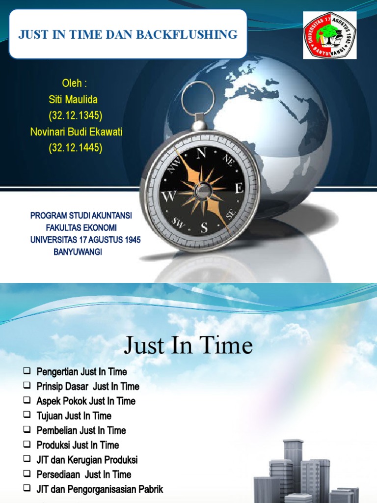 Just In Time dan Backflushing Akuntansi | PDF