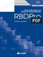 Revista Brasileira de Direito Processual - RBDpro Nº 70