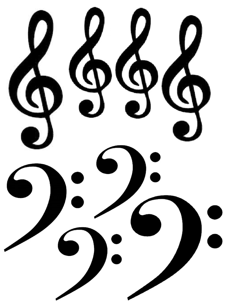 claves de sol y de fa PDF