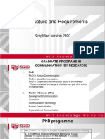 PhD Structure and Requirements