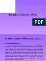 Pengantar Farmasi Klinik