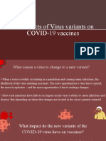 The Effects of Virus Variants On COVID-19 Vaccines