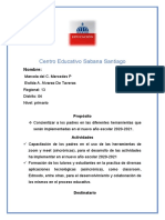 Actividad Dirigida A Los Padres Utilizando La Modalidad Sincronica y Asincronica