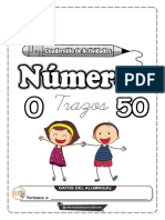 Cuaderno de Numeros TRAZOS 0 Al 50 Me360 PDF