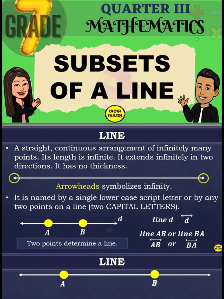 Subset of a line pdf