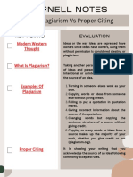 Proper Citing vs Plagiarism