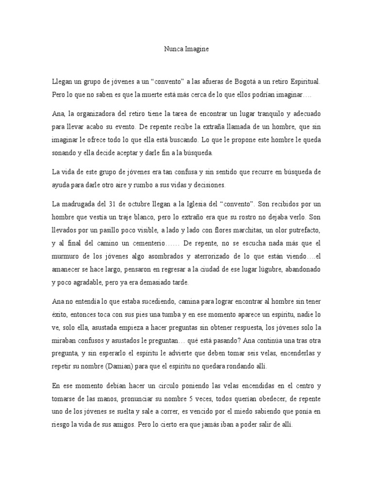 Nunca Imagine Pdf