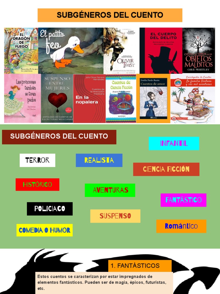 Subgéneros Narrativos | PDF | Fantasía | Cuentos