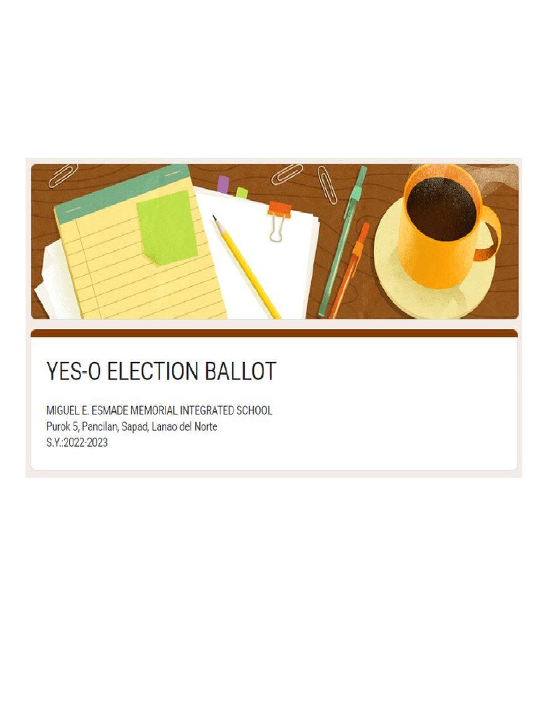 BALLOT PDF
