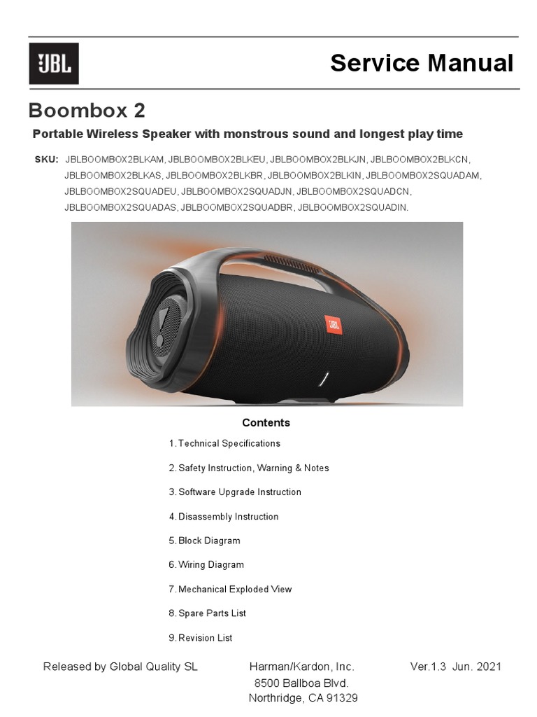 Jbl Charge Jbl Boombox Dimensions Boombox Charger Power Port