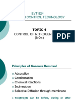 Topic 4-Control of Nitrogen Oxides